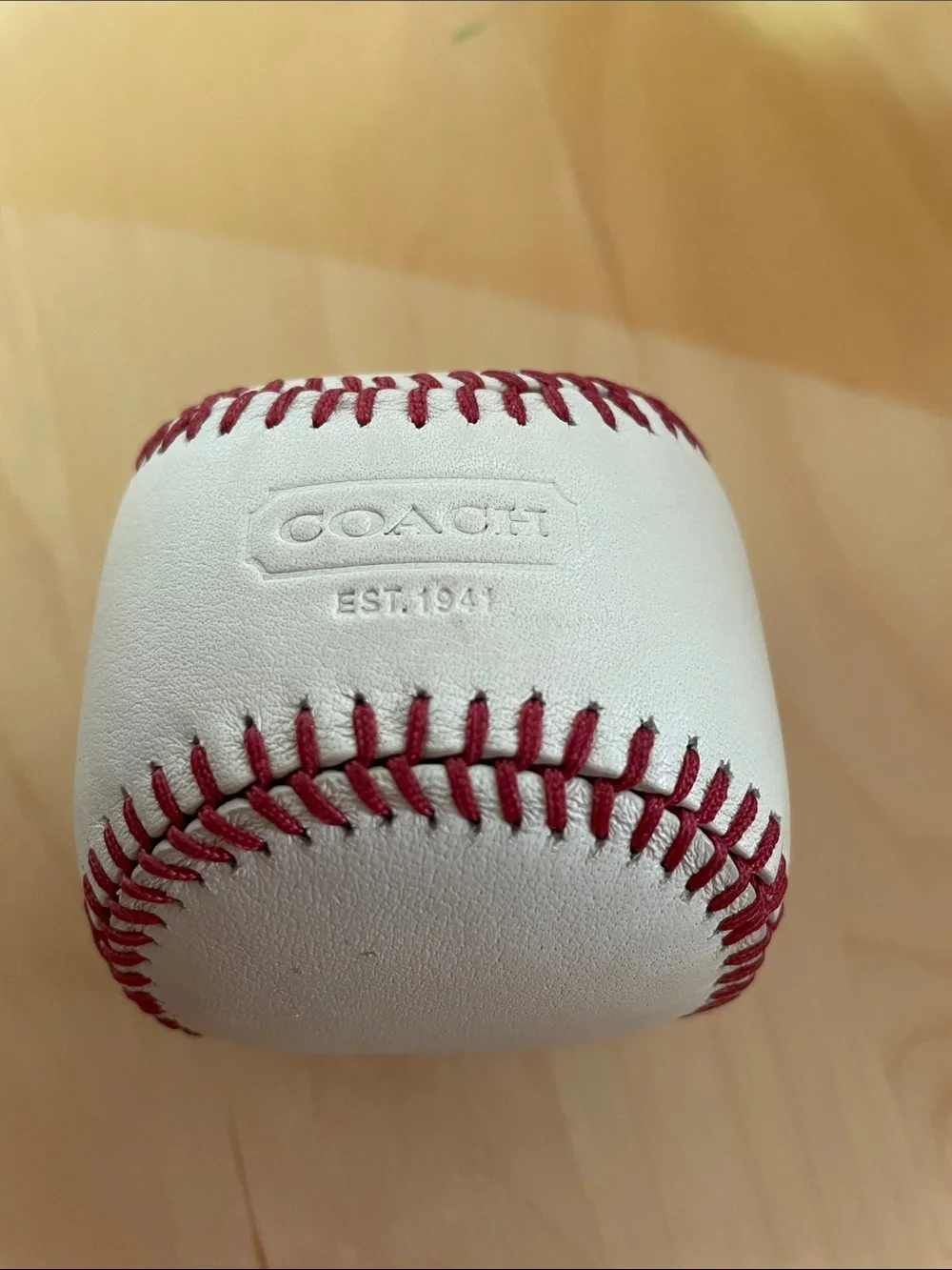 Coach authentic embossed